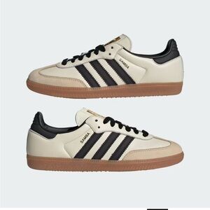 adidas Originals Samba OG Cream and Black